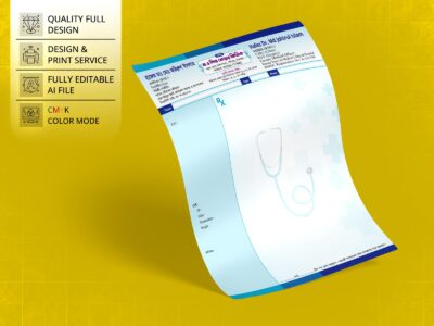 Doctor Prescription Pad Design ডাক্তারের প্রেসক্রিপশনপ প্যাড